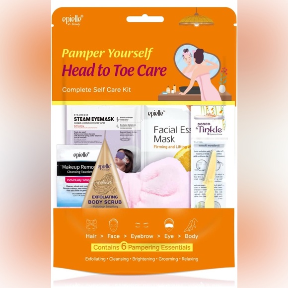 NEW Epielle Pamper Yourself Head-to-Toe Care Kit Spa Gift Set - Picture 1 of 5